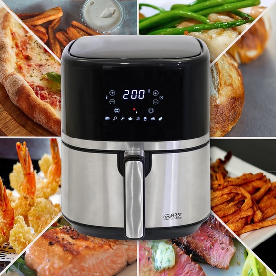 FIRST AUSTRIA FA-5053-3 με Αποσπώμενο Κάδο 1500W 3.5 L Μαύρο Φριτέζα Αέρος image 5