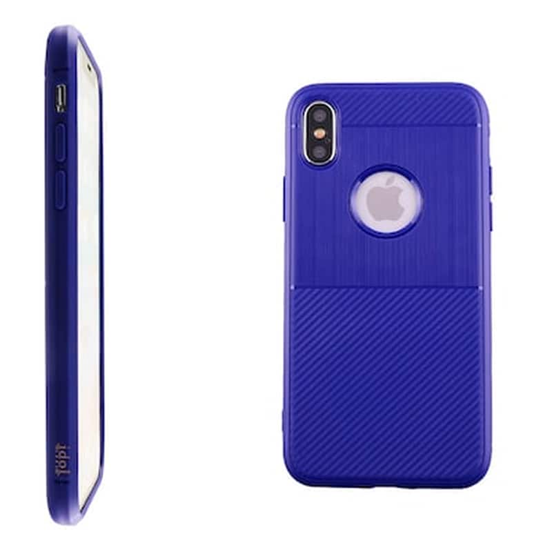 IDOL 1991 Θήκη Idol 1991 Carbon TPU Μπλε (iPhone X/Xs)