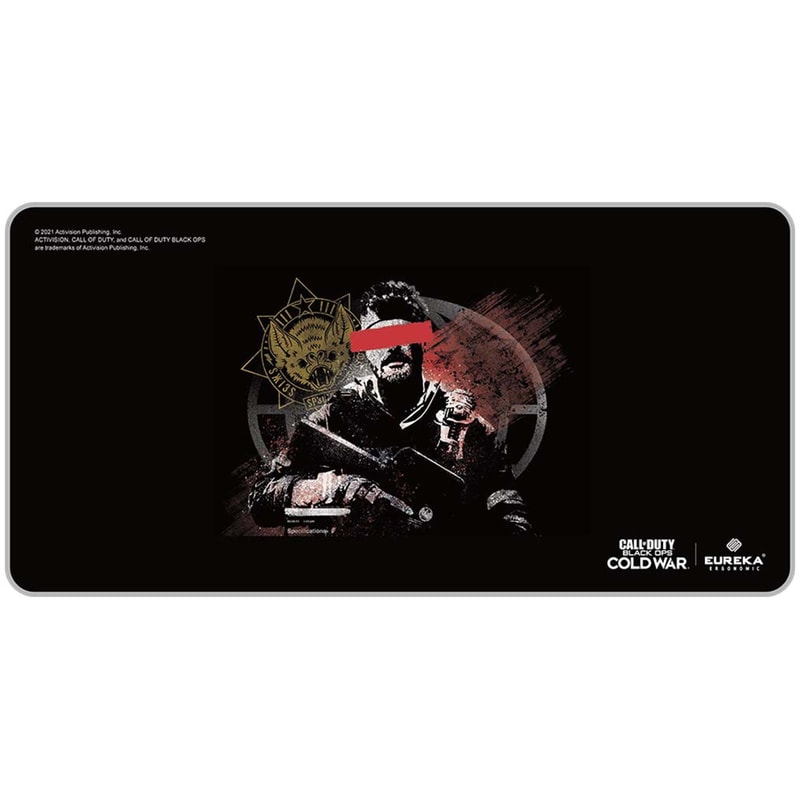 Eureka Ergonomic Call Of Duty Black Ops Cold War Gaming Mouse Pad XXL 800mm Μαύρο