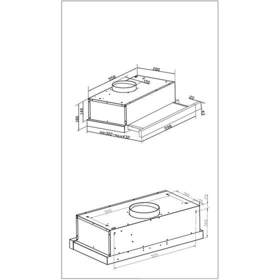 DAVOLINE ECO GR-IX 60 cm Inox Απορροφητήρας Συρόμενος image 5