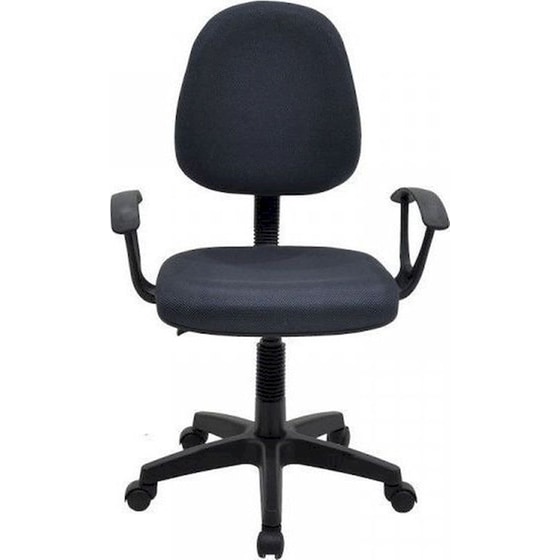 Καρέκλα Γραφείου ArteLibre Δάφνη Υφασμάτινη - Μαύρη image 1