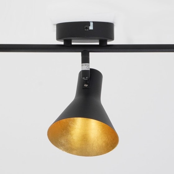 Σποτ Τρίφωτο Reality Lighting Nina Black image 3