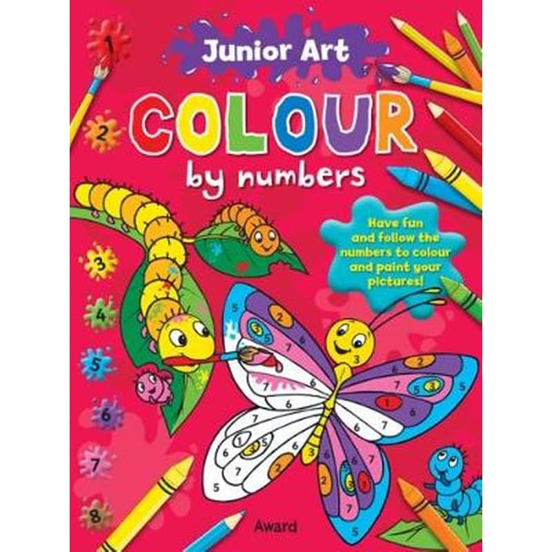 Junior Art Colour By Numbers: Butterfly