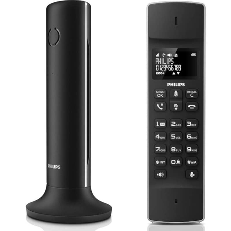 Ασύρματο Τηλέφωνο Philips M4501B/GRS - Μαύρο