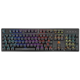 Marvo Kg945 Μηχανικό Gaming Ενσύρματο Πληκτρολόγιο RGB Μαύρο (US)