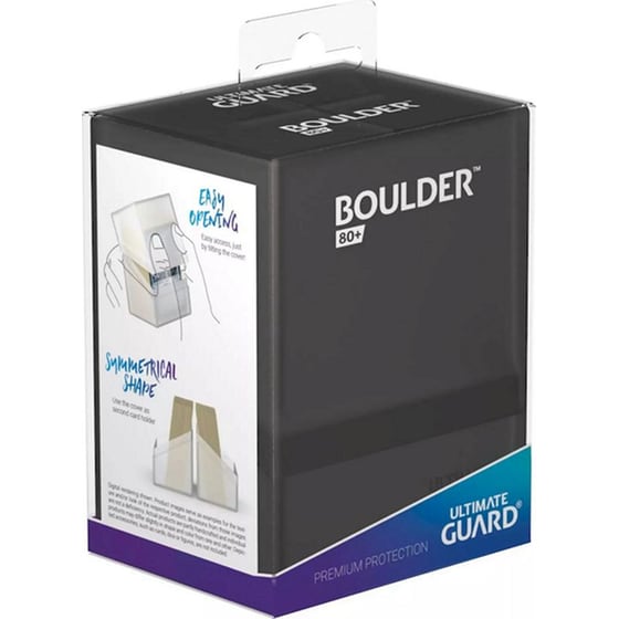 Ultimate Guard Boulder Deck Case 80+ Standard Size Onyx image 3