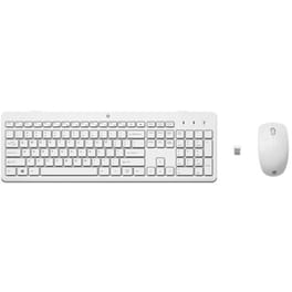 HP 230 Ασύρματο σετ Πληκτρολόγιο/Ποντίκι - Λευκό (US)