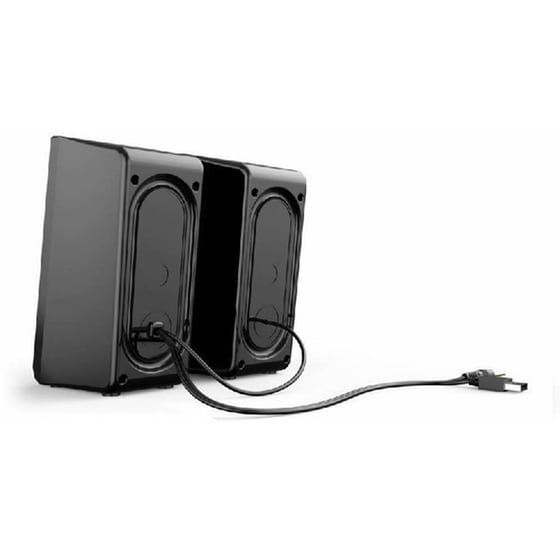 Ηχεία 2.0 Havit SK204 6W με RGB Φωτισμό - Μαύρο image 1