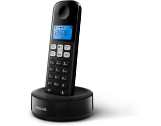 Ασύρματο Τηλέφωνο Philips D161 - Μαύρο image 2