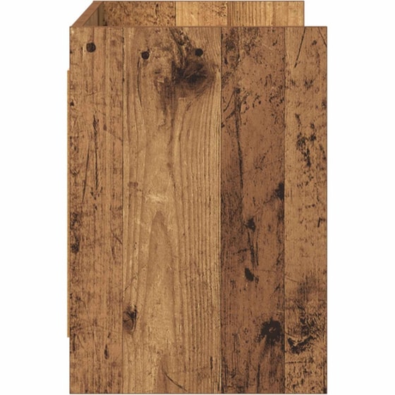 Έπιπλο Τηλεόρασης VidaXL 100 x 33 x 47 cm - Παλαιωμένο Ξύλο image 4