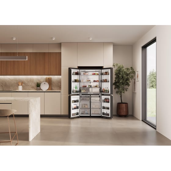HAIER HCR59F18DNMB Total No Frost 706 Lt Μαύρο Ψυγείο Ντουλάπα image 11