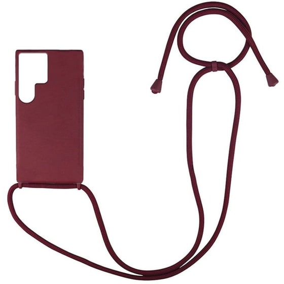 Θήκη Samsung Galaxy S22 Ultra - Sonique Carryhang Με Κορδόνι - Μπορντό image 0