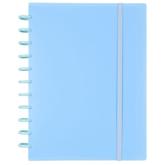 Σημειωματάριο Carchivo A4 με Αποσπώμενα Φύλλα Ριγέ Μπλε Παστέλ image 2