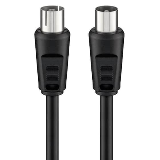 Goobay Καλώδιο Κεραίας Αρσενικό Σε Θηλυκό 11509 70db Ccs 0.5m Μαύρο image 0