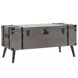 Τραπεζάκι Σαλονιού VidaXL από MDF 102x51x47.5cm - Γκρι