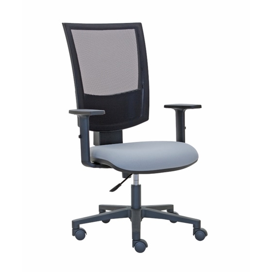 Delta Καρέκλα Γραφείου Flash Home Office Μαύρη-Γκρι image 2