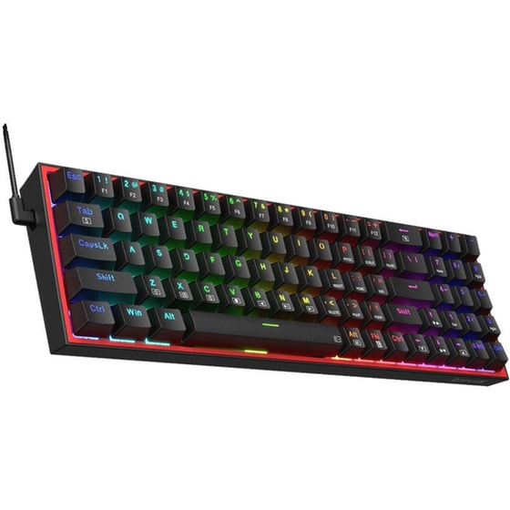 Redragon K628 Μηχανικό Gaming Ενσύρματο Πληκτρολόγιο RGB Μαύρο (US) image 4