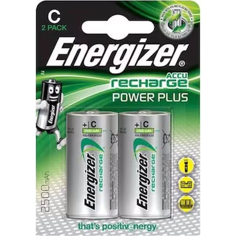 Επαναφορτιζόμενες Μπαταρίες Energizer F016217 C-ΗΡ14 2500mah