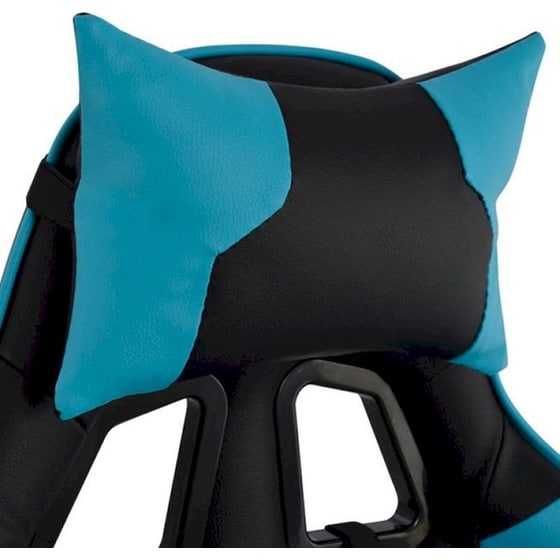 Καρέκλα Gaming ArteLibre Κυλλήνη από Τεχνητό Δέρμα - Γαλάζια/Μαύρη image 5