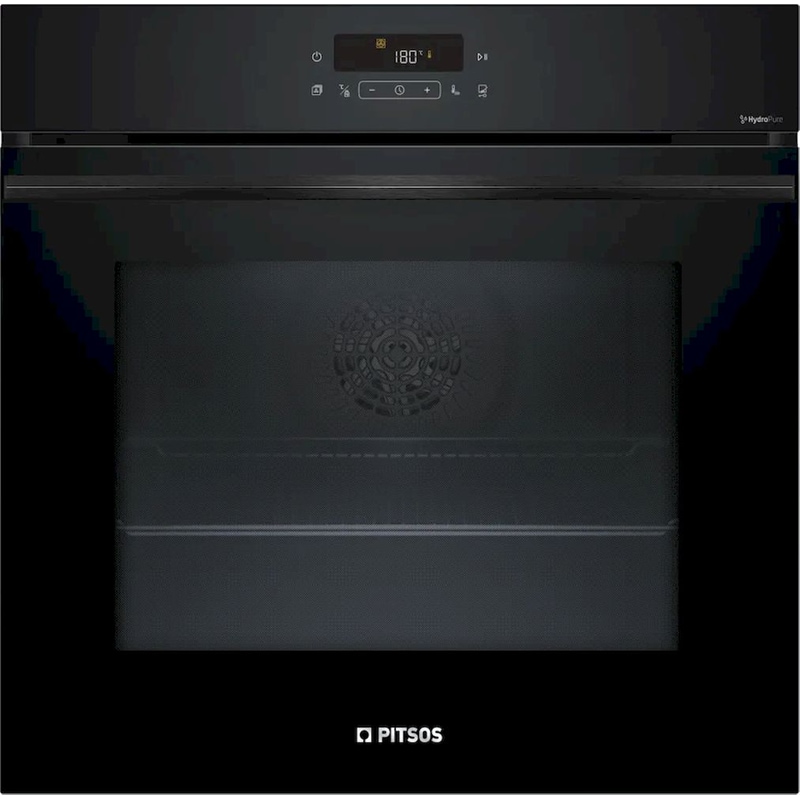 PITSOS PH38M21B3 71 Lt Μαύρο Εντοιχιζόμενος Φούρνος Άνω Πάγκου