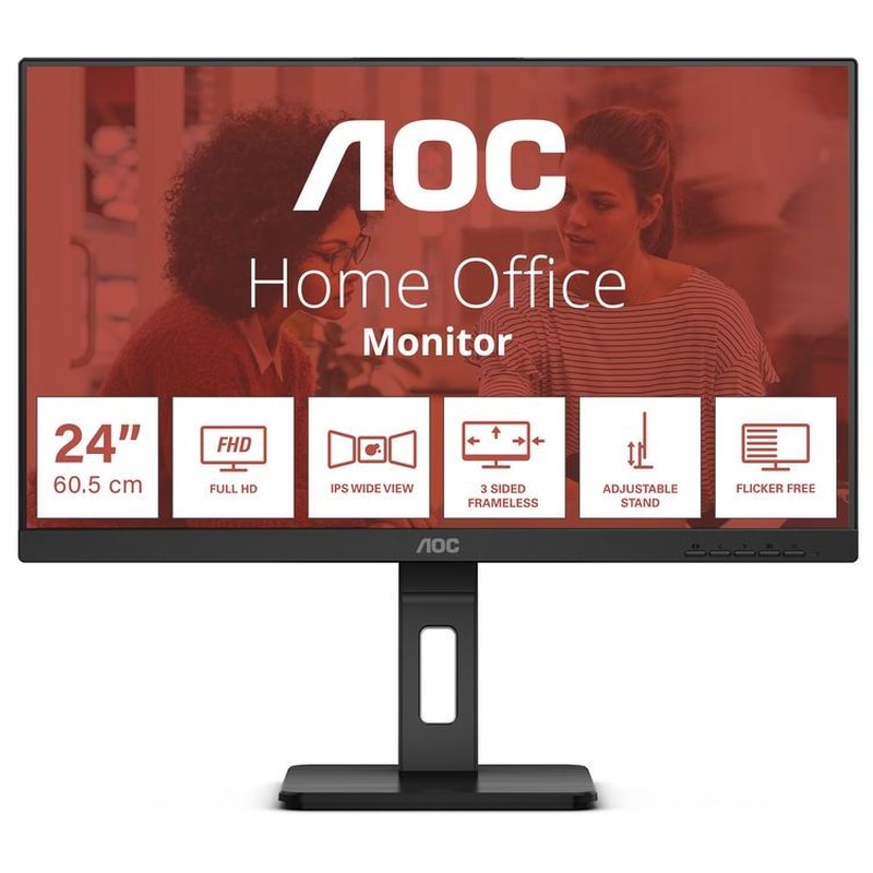 AOC AOC E3 24E3QAF Monitor 23.8 FHD IPS Flat 75Hz 4ms