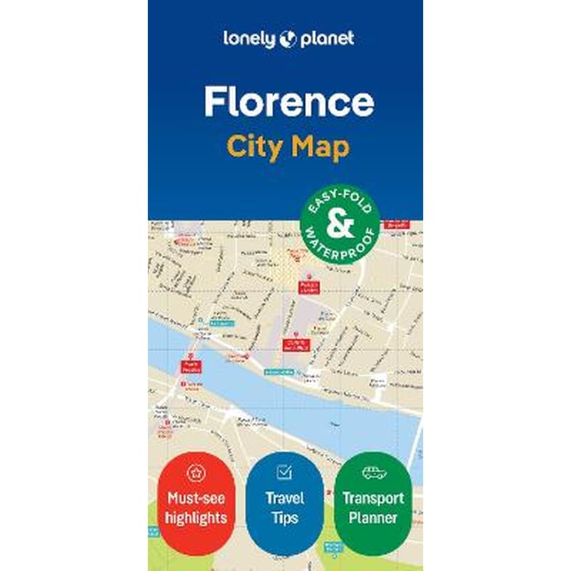 Lonely Planet Florence City Map