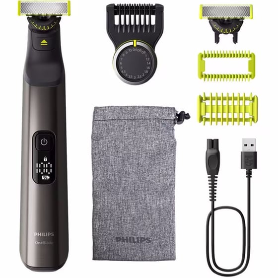PHILIPS OneBlade Pro 360 QP6552/15 Ξυριστική Μηχανή Επαναφορτιζόμενη Ανθρακί image 0