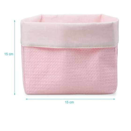 Kiokids Καλαθάκι Καλλυντικών Ροζ 15x15 image 1
