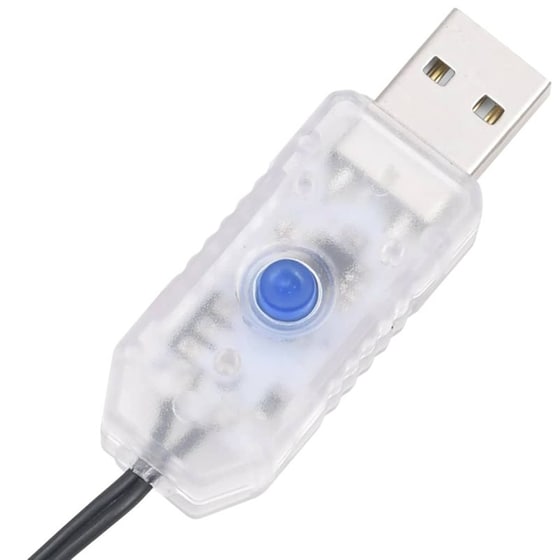 Λάμπακια Compact Vidaxl Με 400 LED Από PVC 13m - Θερμό Λευκό image 6