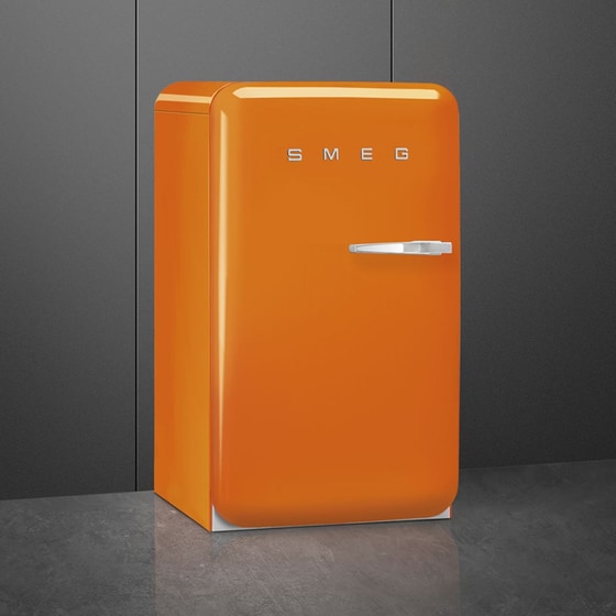 SMEG FAB10LOR6 με Αριστερό Άνοιγα Πόρτας 122 Lt Πορτοκαλί Ψυγείο Μονόπορτο image 2