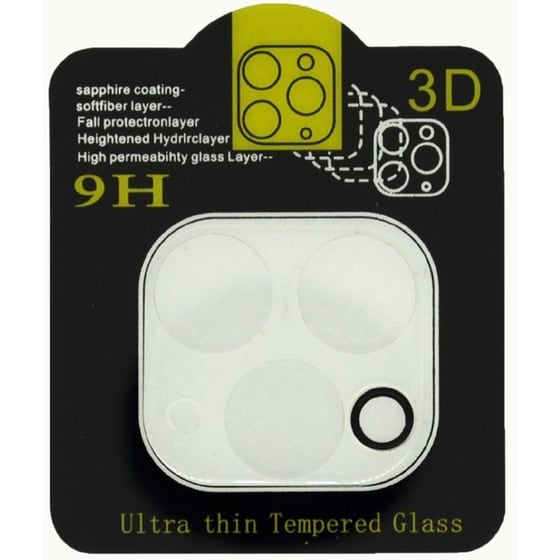 Προστατευτικό καμερών Apple iPhone 11 Pro Max - Goospery Tempered Glass Camera Protector 0.02mm 9Η - Transparent - Σετ 2 τμχ image 0