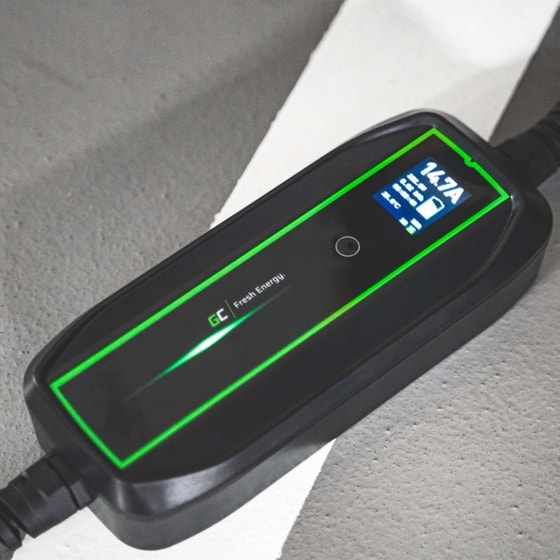Φορητός Φορτιστής Αυτοκινήτου EV16 Greencell 6.5m 3.68 kW - Μαύρο image 8