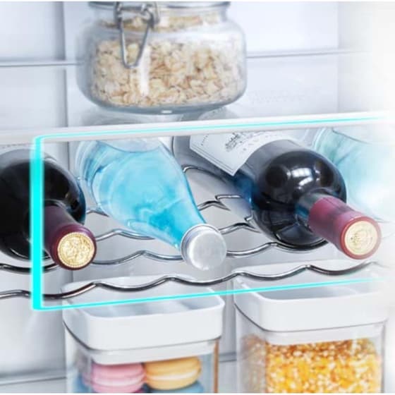 Ψυγειοκαταψύκτης HISENSE RB440N4GBE Total No Frost 336 Lt - Γυαλί Μαύρο image 8