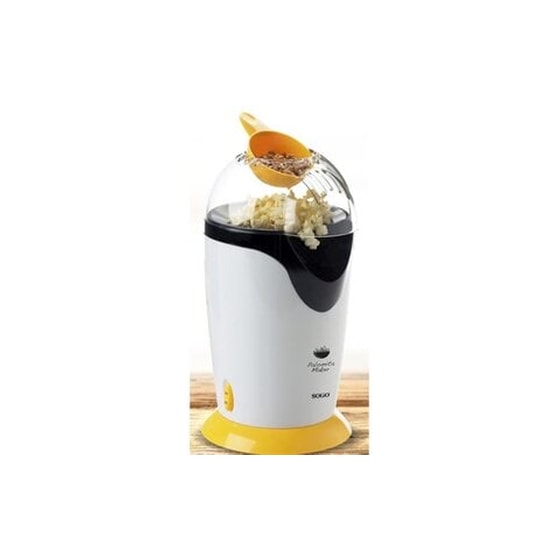 Μηχανή Παρασκευής Ποπ Κορν Σε Κίτρινο Χρώμα - Fashioned Pop Corn Machine Sogo Ss-11320-υ image 0