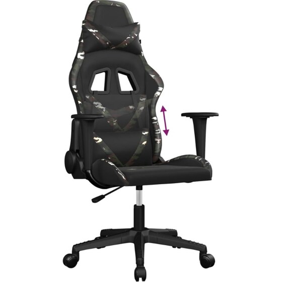 Καρέκλα Gaming VIDAXL 3143675 από Τεχνητό Δέρμα - Μαύρη image 5