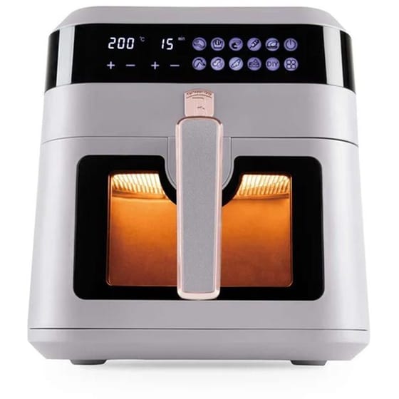 BERLINGER HAUS BH-9547 με Αποσπώμενο Κάδο 1300 W 6.3 L Taupe Φριτέζα Αέρος image 0