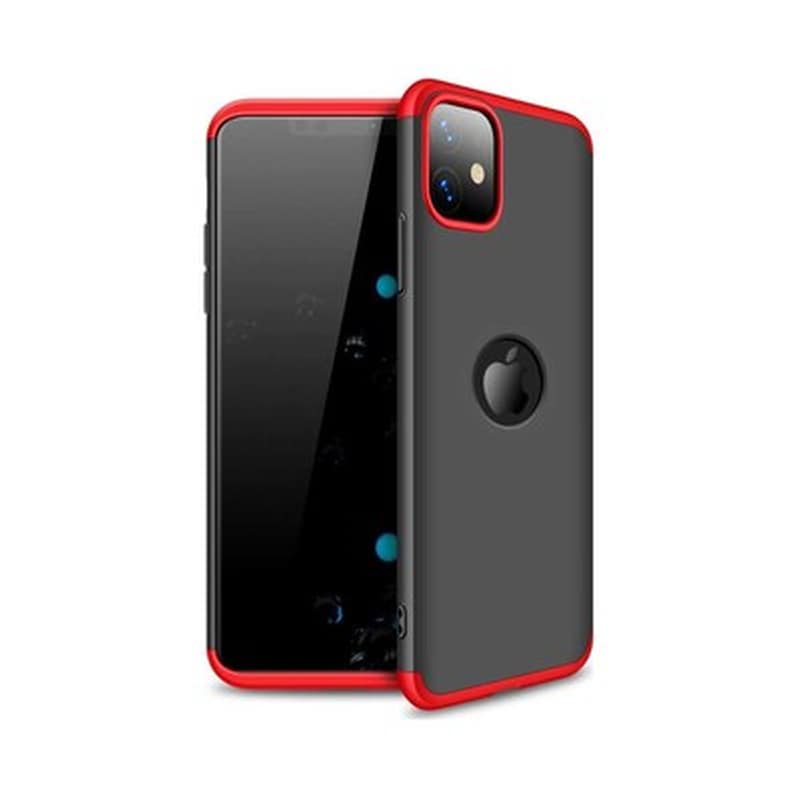 Θήκη Apple iPhone 11 - Gkk 360 Full Body Protection - Black Red