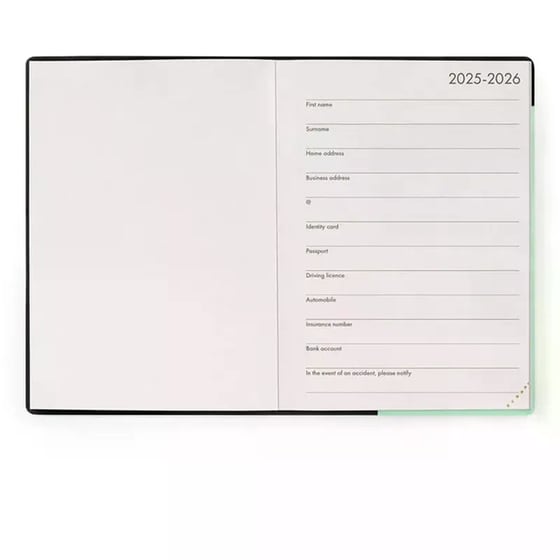 Ημερολόγιο Εβδομαδιαίο Legami 2026 12Μ Small Pastel Mint image 2