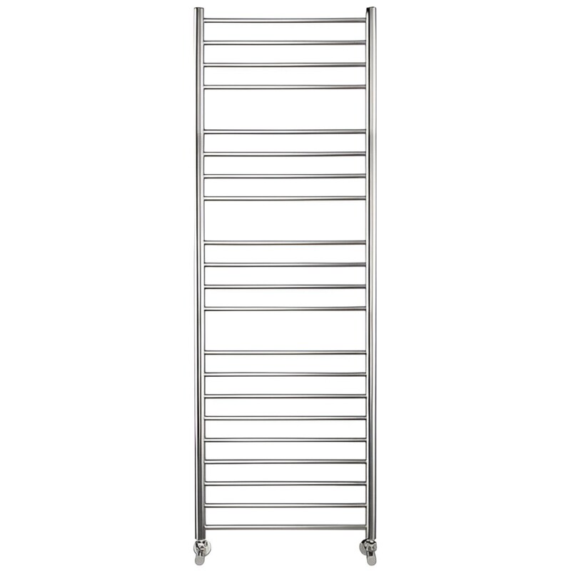 THERMO THERMO BELLAVIA BEL15050-111 50 X 150 Inox Brushed Θερμαντική Πετσετοκρεμάστρα