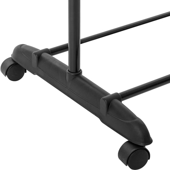 Κρεμάστρα Ρούχων Δαπέδου Spitishop Τροχήλατη F-v Simple Rack 138925 80x42x110 cm - Μαύρη image 2
