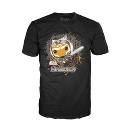 T-shirt Funko Star Wars The Book Of Boba Fett Ahsoka Tano - Μαύρο