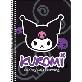 Τετράδιο Σπιράλ Graffiti 2 Θεμάτων 70 Φύλλων Kuromi
