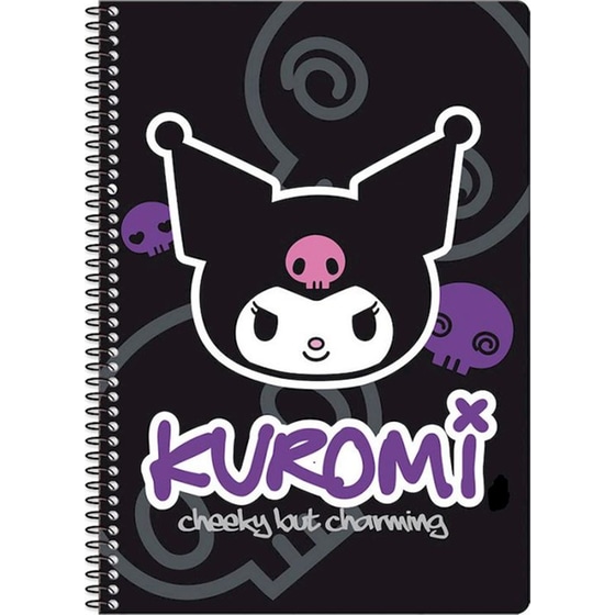 Τετράδιο Σπιράλ Graffiti 2 Θεμάτων 70 Φύλλων Kuromi image 0