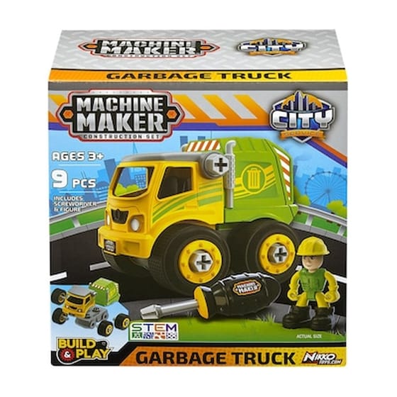 Απορριματοφόρο City Service Machine Maker 20 Εκ. image 1