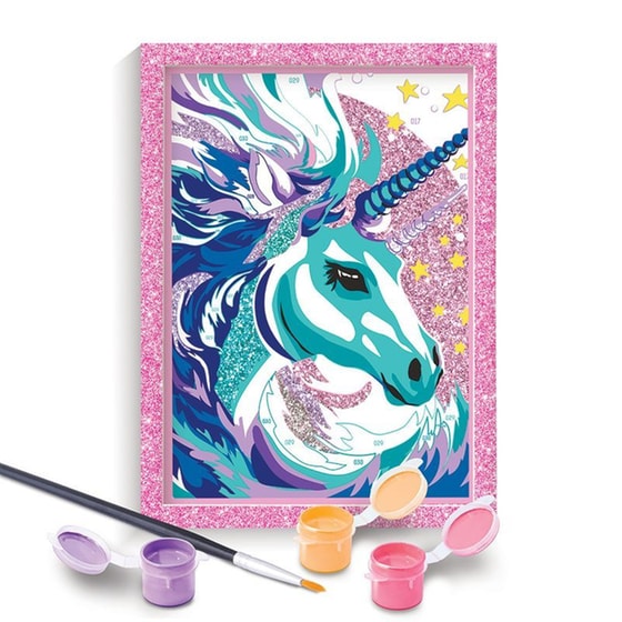 As Company Σετ Ζωγραφικής Paint & Frame Ζωγραφίζω Με Αριθμούς Fairytale Unicorn image 2
