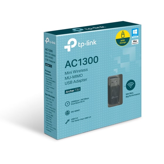 TP-LINK Archer T3U nano USB Αντάπτορας Δικτύου Ασύρματη Σύνδεση 1300Mbps image 2