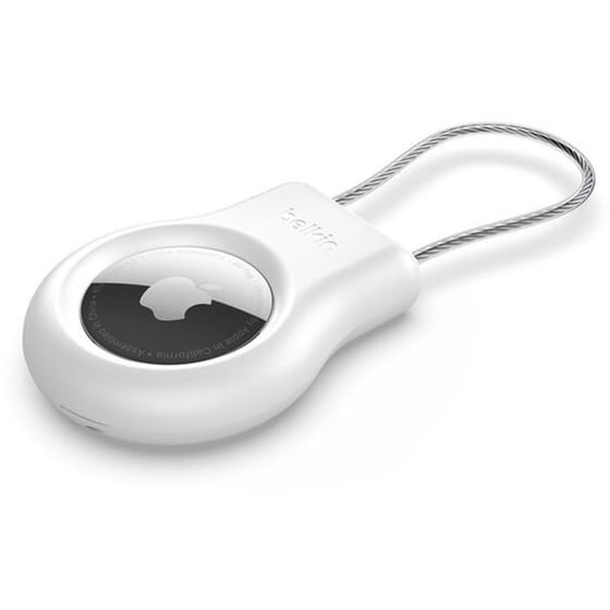 Θήκη Μπρελόκ Belkin Secure Holder with Wire Cable για Apple AirTag - White image 3