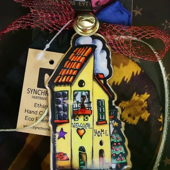 Γούρι Synchronia&nbsp;Σπίτι&nbsp;Μεταλλλικό&nbsp;Ψηλό&nbsp;Sm&nbsp;Home image 2