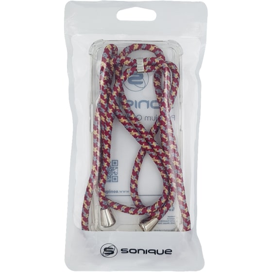 Θήκη Apple iPhone 14 Pro - Sonique Armor Clear - Rainbow Μπορντό image 4