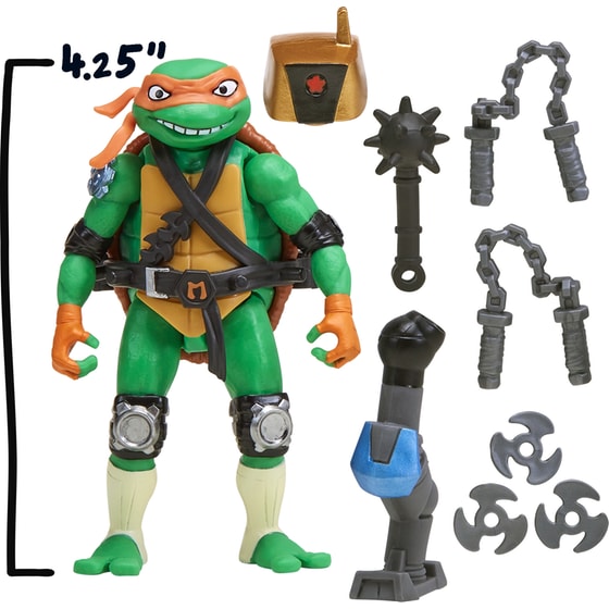 Χελωνονιντζάκια Giochi Preziosi Φιγούρα Mix 'n Match Mutations 1 Τμχ (12cm) - Τυχαία Επιλογή Σχεδίου (T0201900) image 1